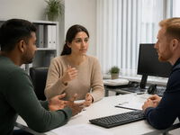 Professioneller, beeidigter Dolmetscher bei der Ausländerbehörde